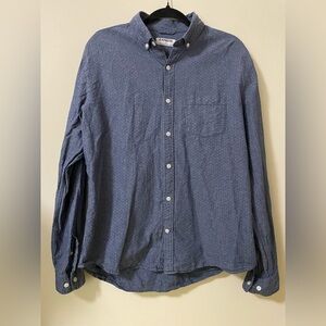 Men’s Express Micro Dot Button-Down Shirt‎ - L